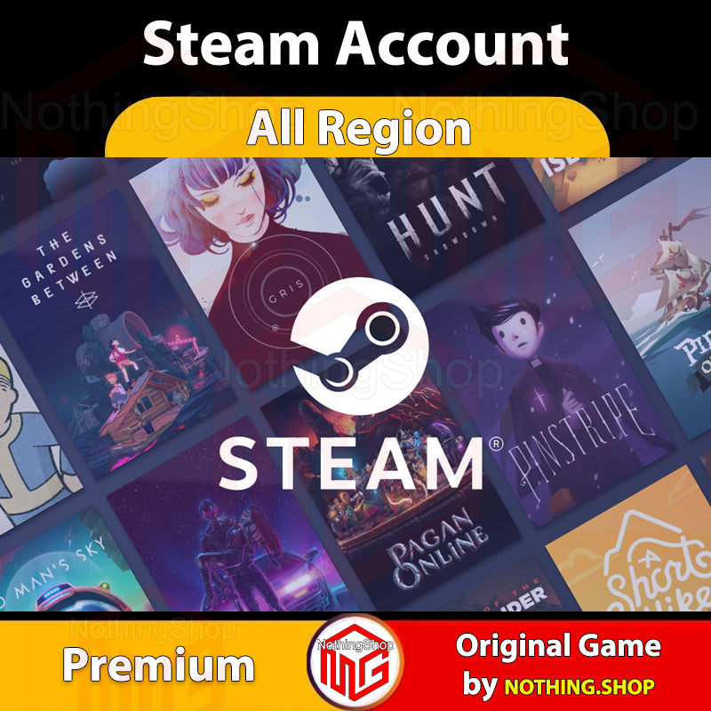 New Steam Account / Steam Wallet Code - Original Account - Available change all details