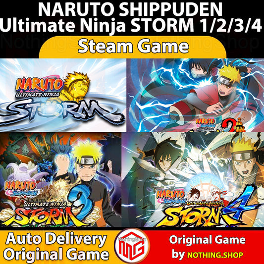 NARUTO SHIPPUDEN: Ultimate Ninja STORM 1-2-3-4 Bundle [Full DLC] [Auto Delivery] [Steam Offline] PC Game - Steam Game